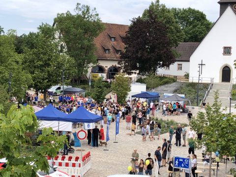 Reger Betrieb auf dem Marktplatzfest von Anfang an!